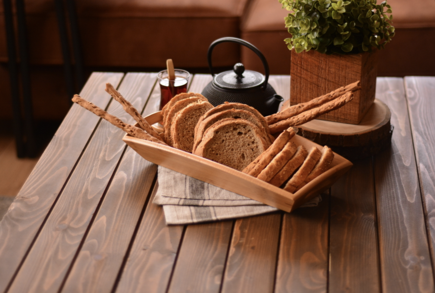 Bambum Seppe Bread Serving Bowl Large