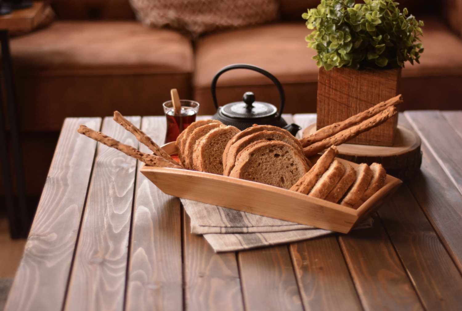 Bambum Seppe Bread Serving Bowl Large