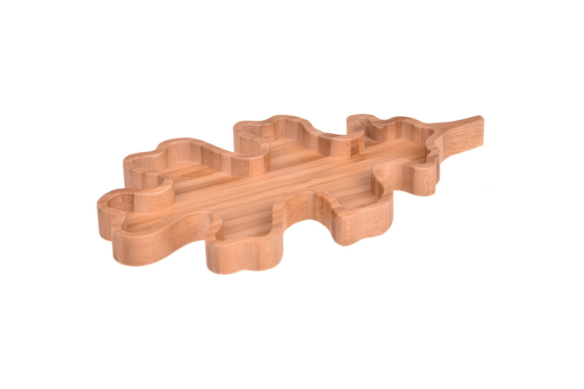Bambum Lify Oak Shaped Snack Plate