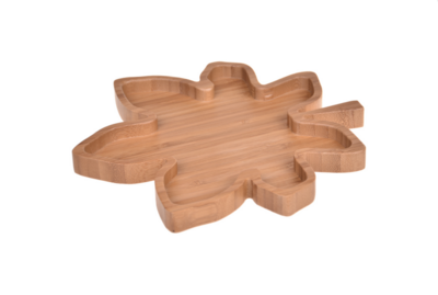 Bambum Lify Maple Shaped Snack Plate