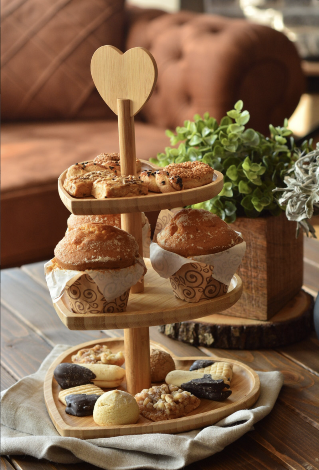 Bambum Triple 3 Tier Cookie Stand