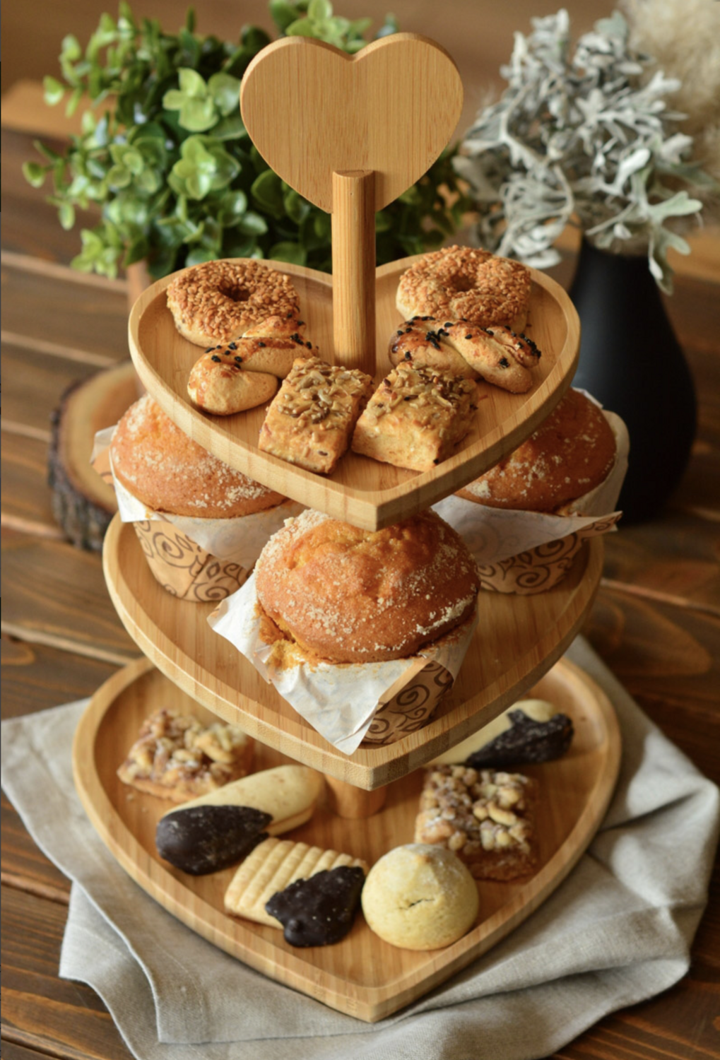 Bambum Triple 3 Tier Cookie Stand
