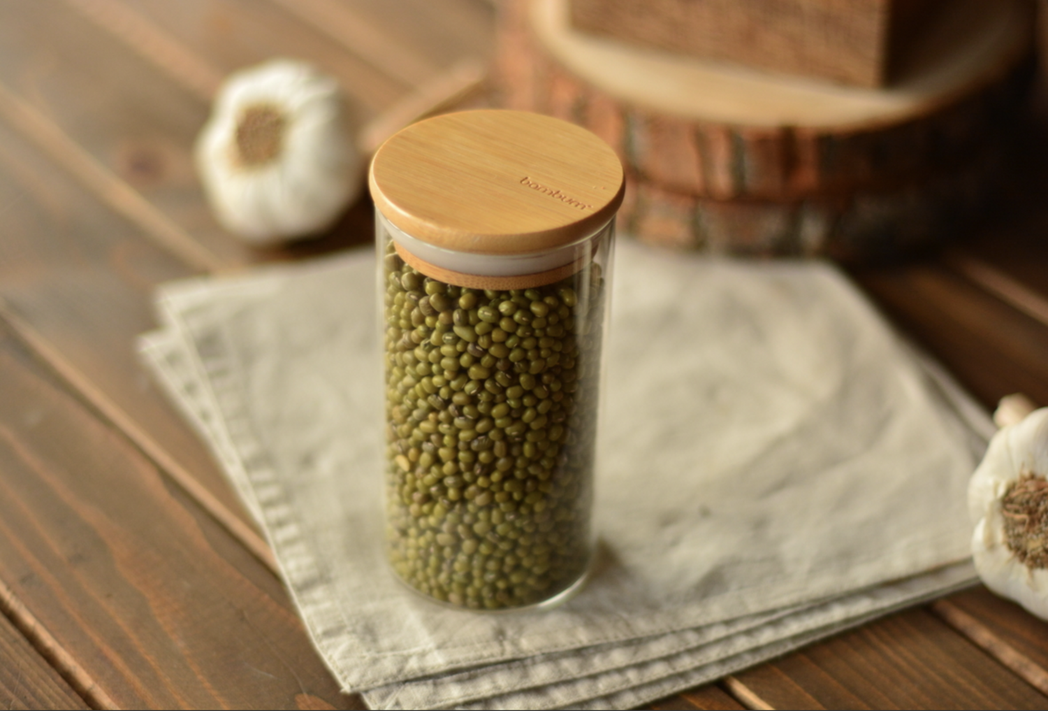 Bambum Bolla Glass Jar 350 ml