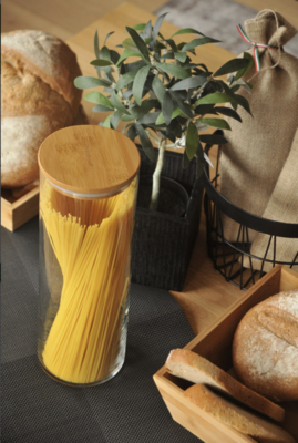 Bambum Alpha Glass Spaghetti Jar