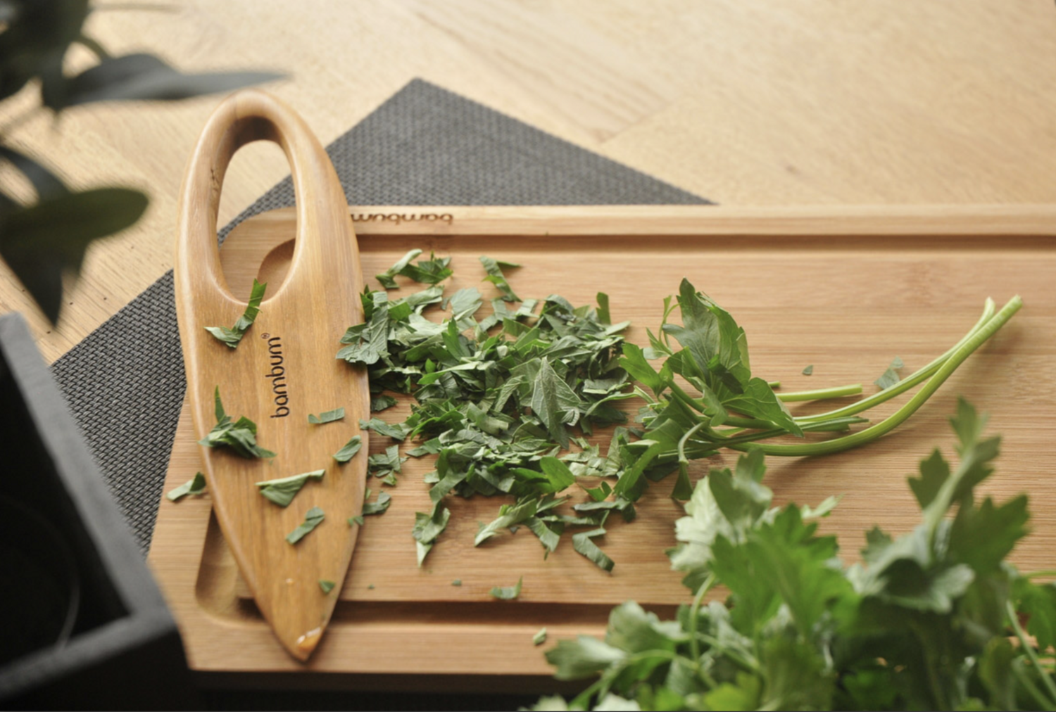Bambum Gaas Bamboo Parsley Knife