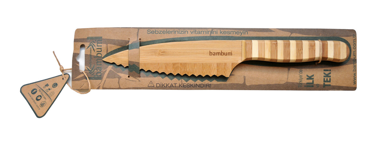 Bambum Bamboo Chef Knife Serrated