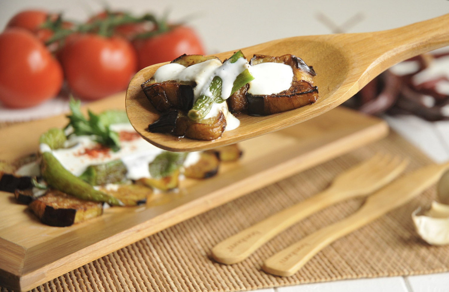 Bambum Fusilli Serving Spoon Long
