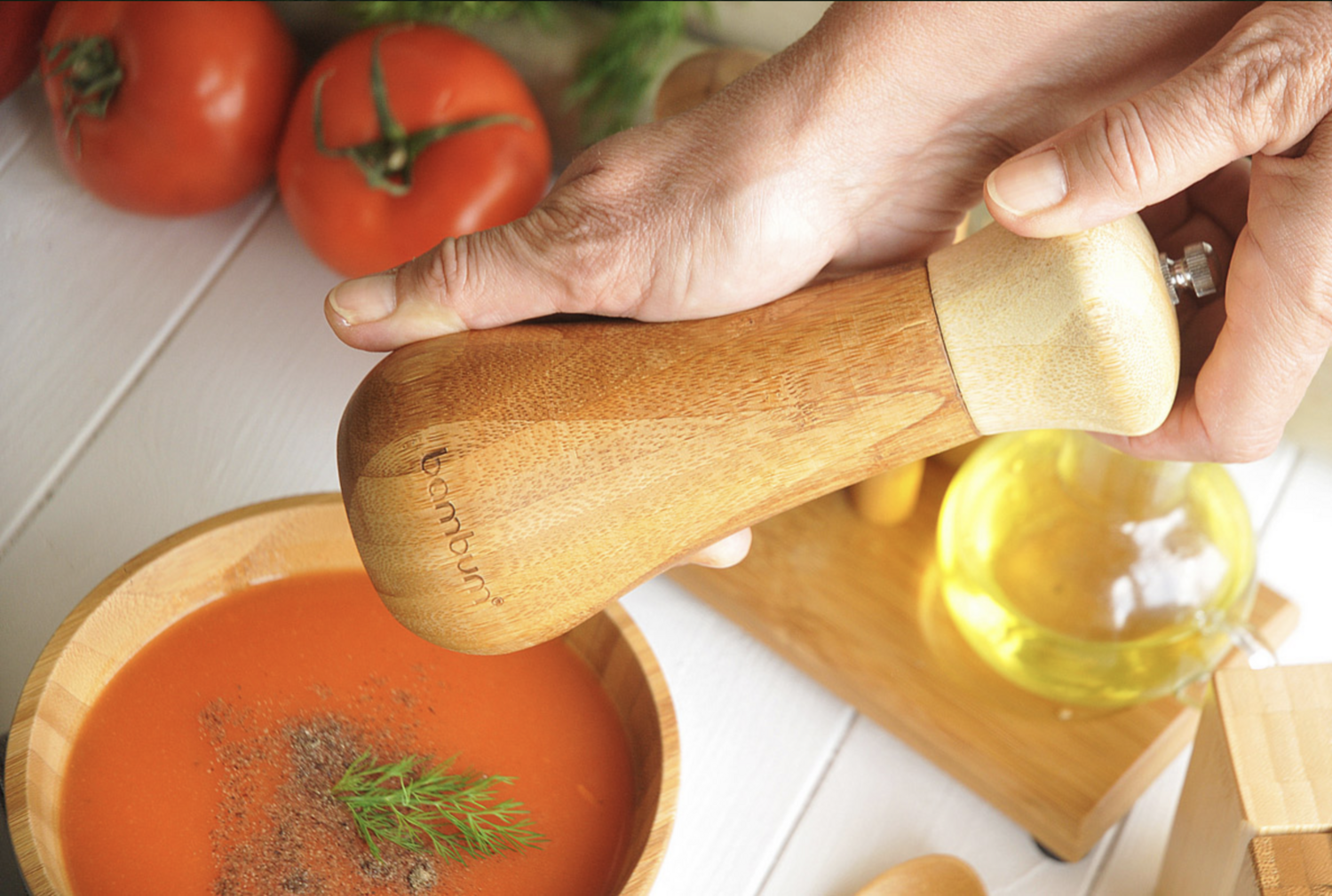 Bambum Nocchi Salt &amp; Pepper Mill Large