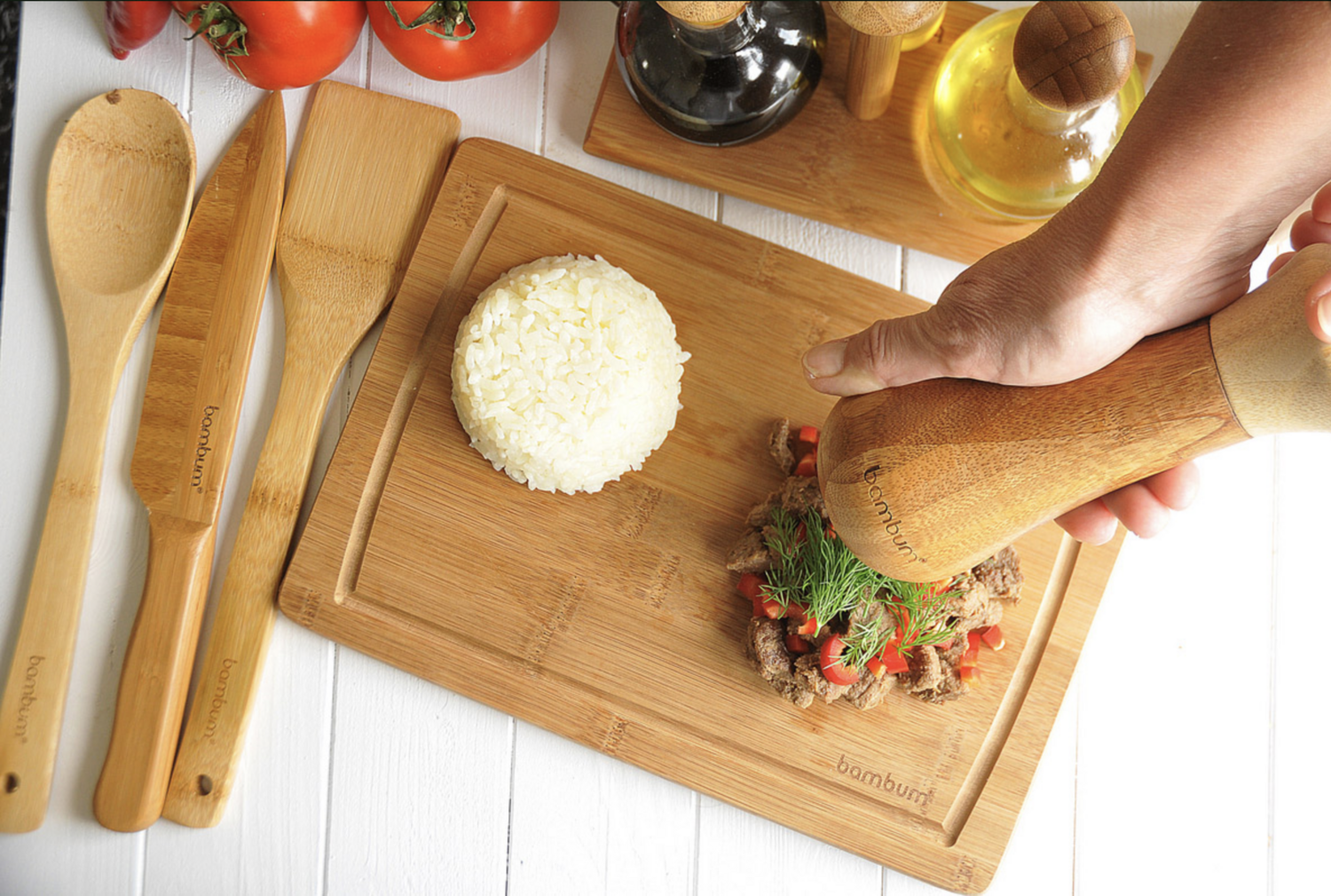 Bambum Nocchi Salt &amp; Pepper Mill Large