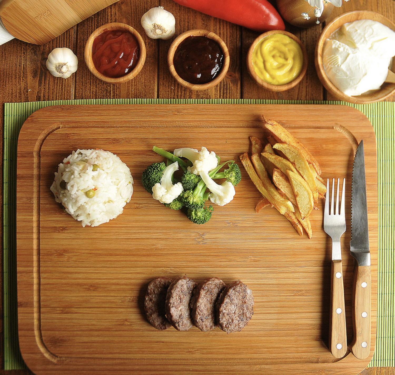 Bambum Talau Cutting &amp; Steak Board Large