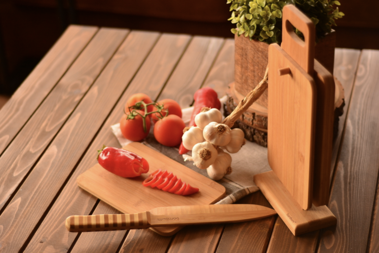 Bambum Askita Cutting Board Hanger Set