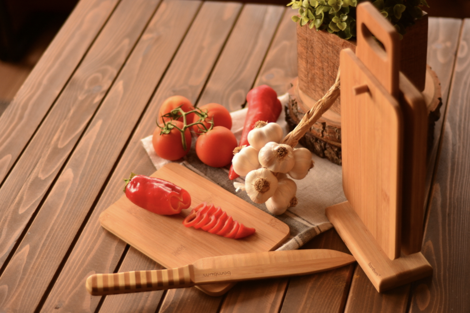Bambum Askita Cutting Board Hanger Set