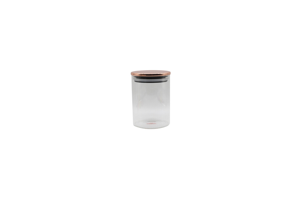 Dikelta Glass Storage Jar with Metal Lids 10 cm