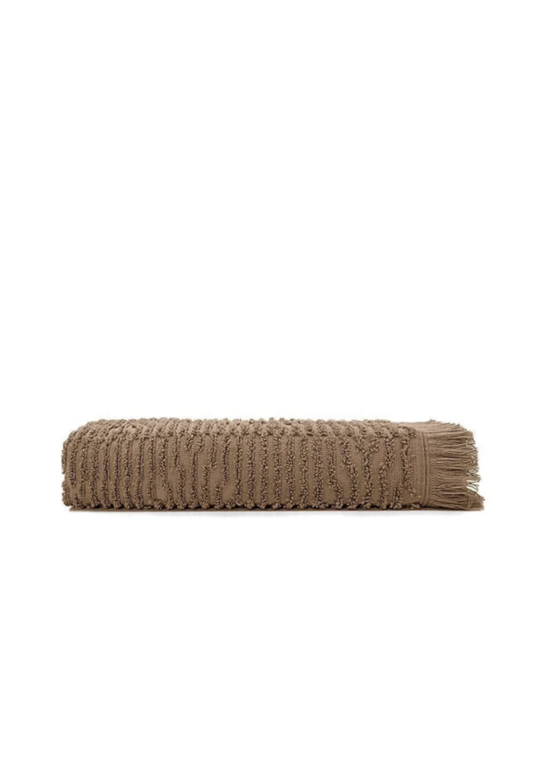 Green Black Anisa Towel 100% Cotton Combed Jacquard Brown 80x150 Cm