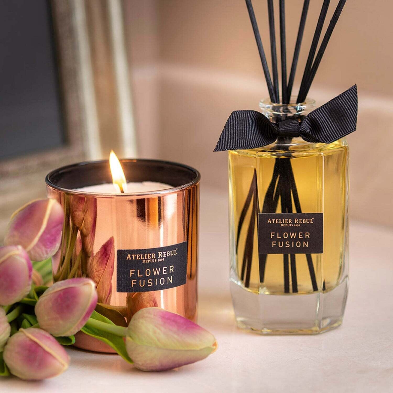 Atelier Rebul Flower Fusion Geurkaars 210g