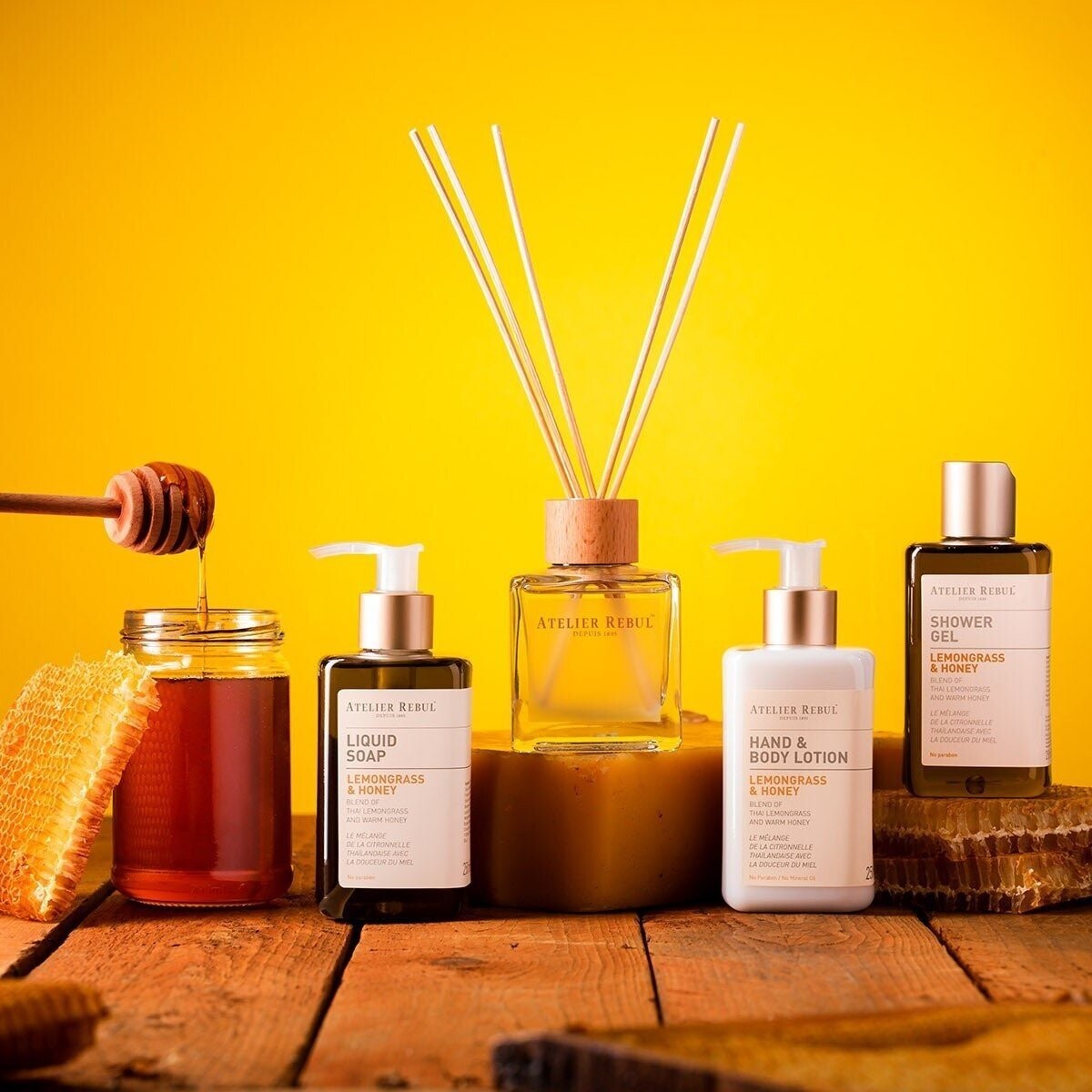 Atelier Rebul Citroengras & Honing Hand & Bodylotion 250 ml