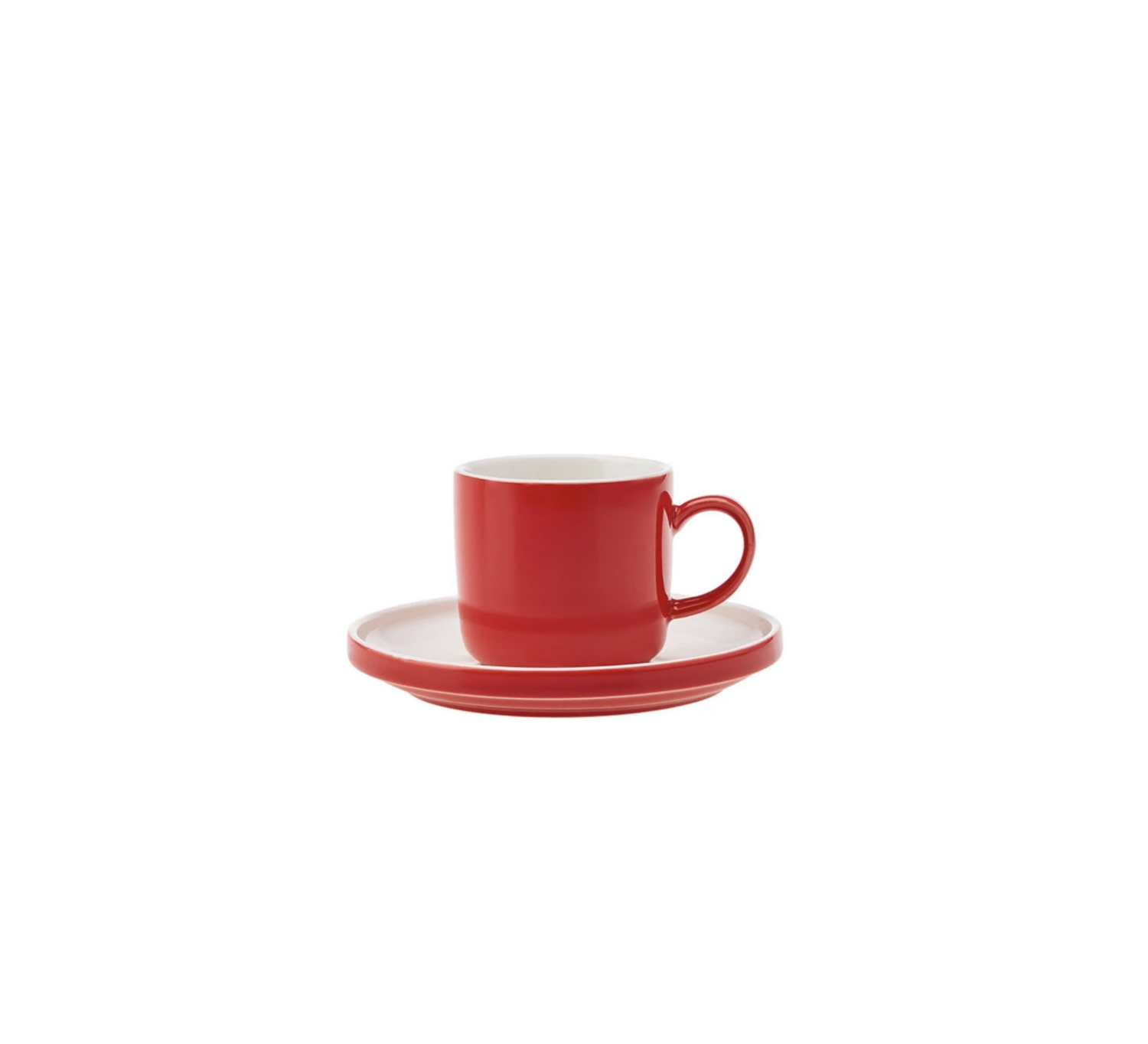 Karaca Nordic porcelain 27 Piece 6 Person Breakfast/Service Set Red