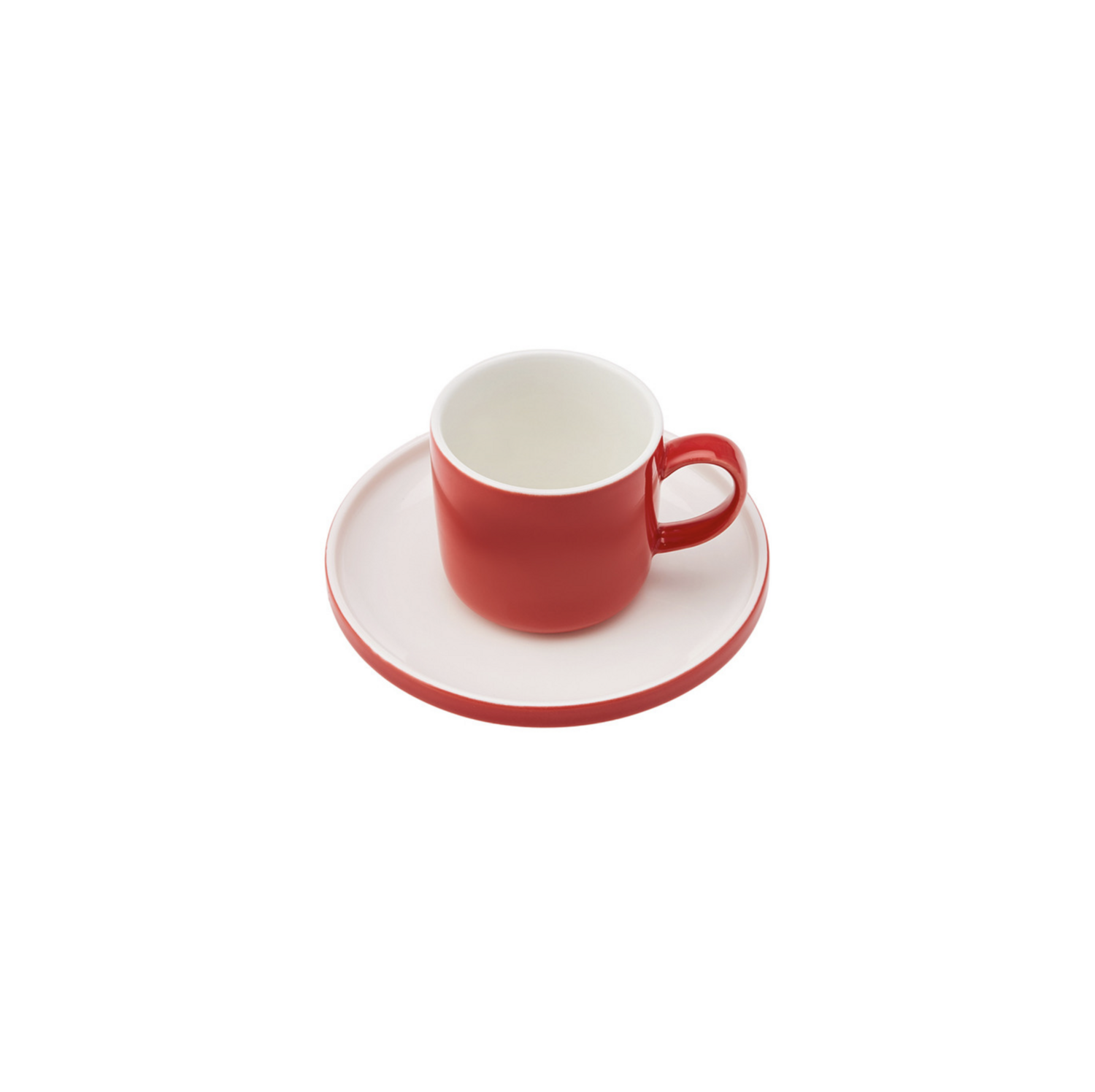 Karaca Nordic porcelain 27 Piece 6 Person Breakfast/Service Set Red