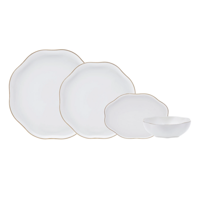 Karaca Streamline Mia Porcelain 20 Piece 6 Person Dinner Set