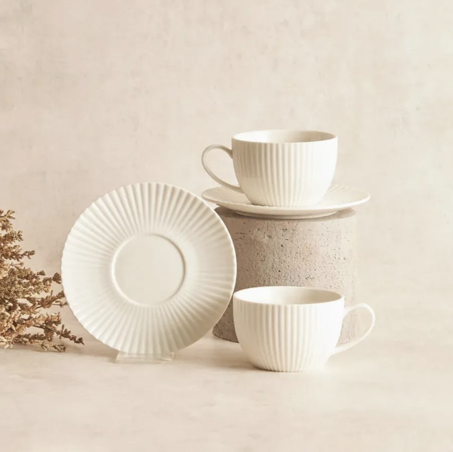 Karaca Seashell 200 ml Tea Cup for 6 Person