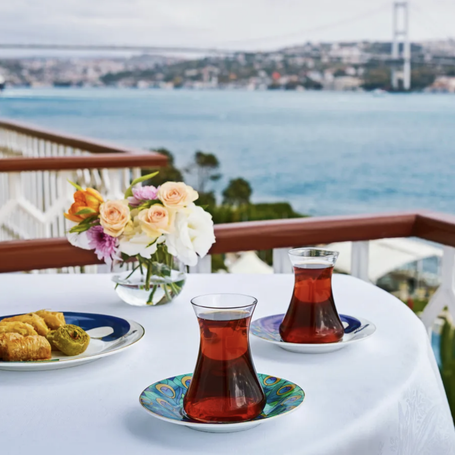 Karaca X Ciragan Palace Shop 12 Piece Tea Set for 6 Person