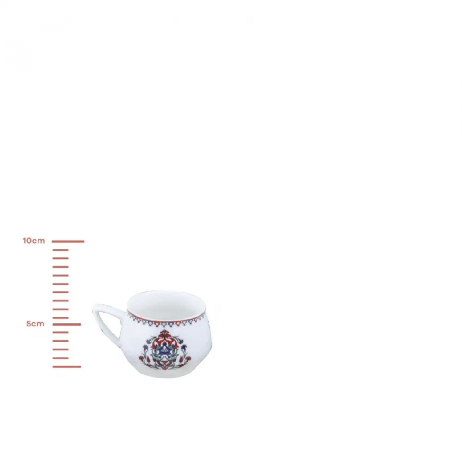 Karaca Nakkash 12 Piece Coffee Cup Set for 6 Person
