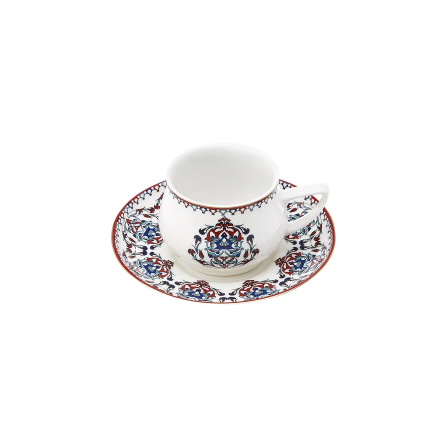 Karaca Nakkash 12 Piece Coffee Cup Set for 6 Person