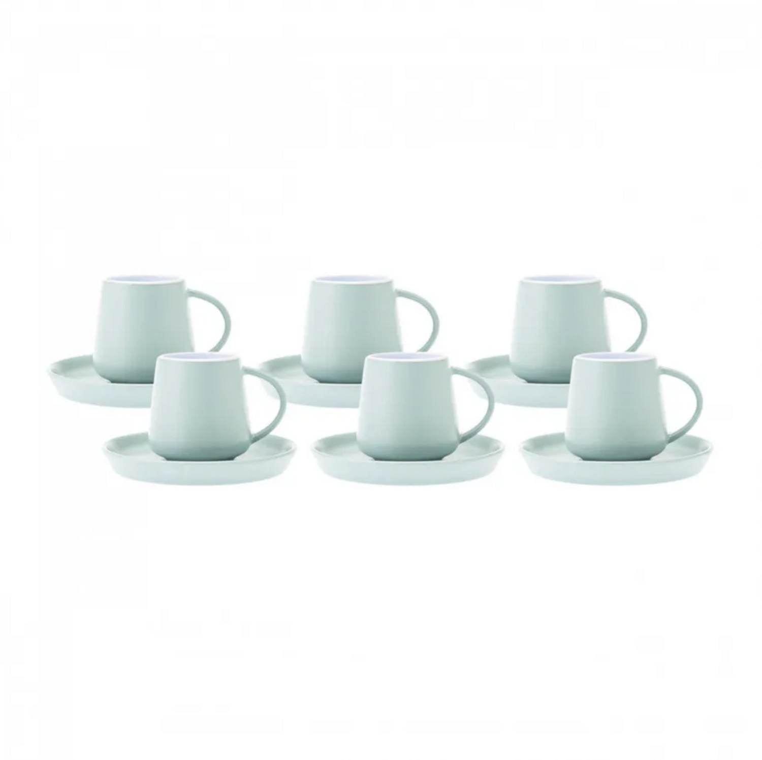 Karaca Datca 6 Persoons Koffiekopjes Set Blauw 90 ml