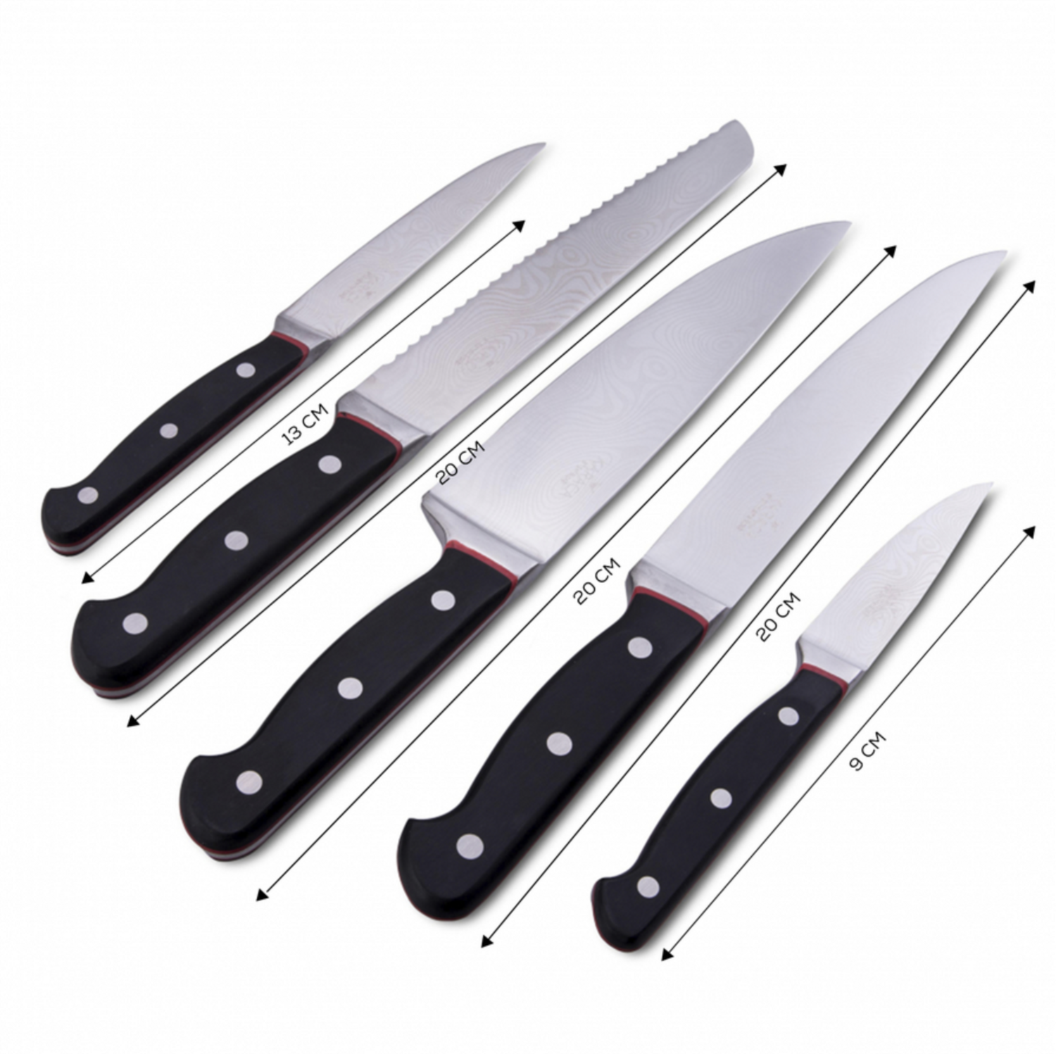 Karaca Kyoto 6 Pcs Knife Set 628b