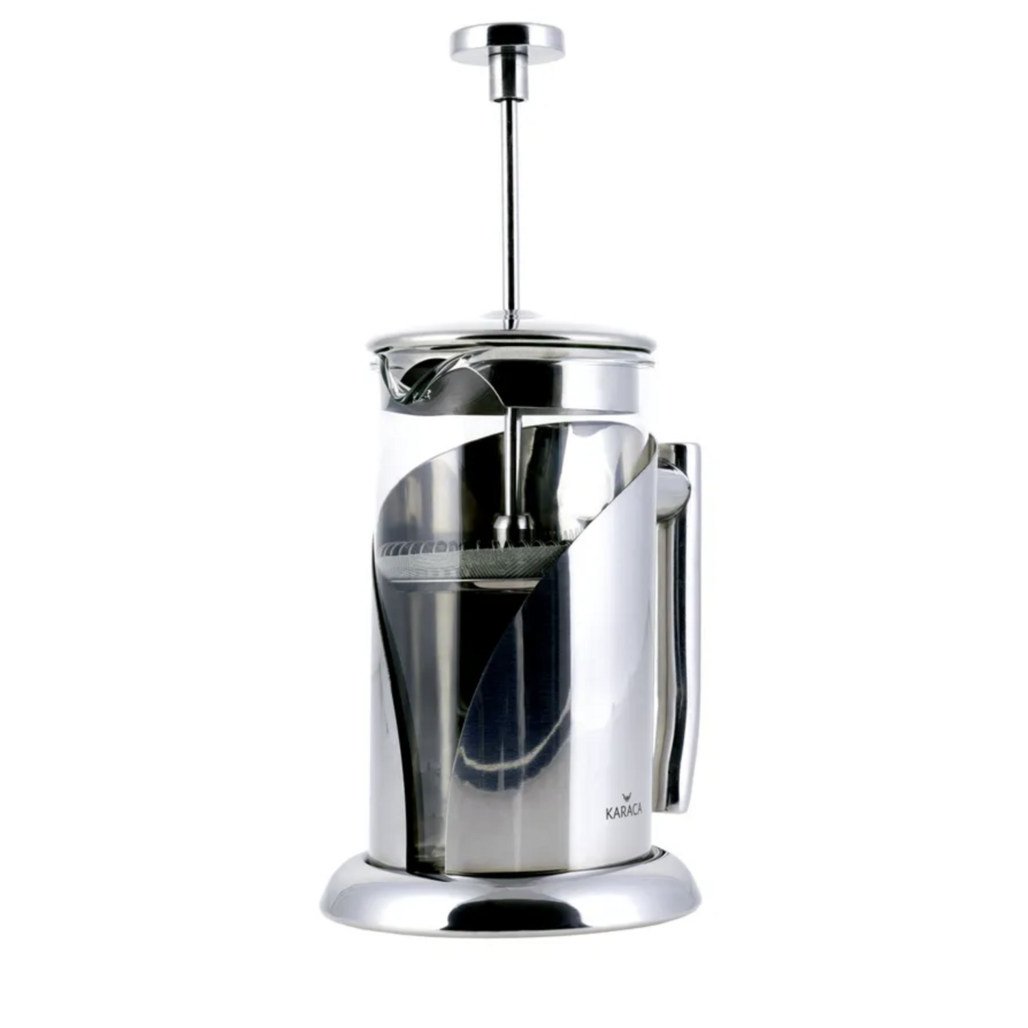 Karaca Borosilicate Glass Stainless Steel French Press 350 Ml