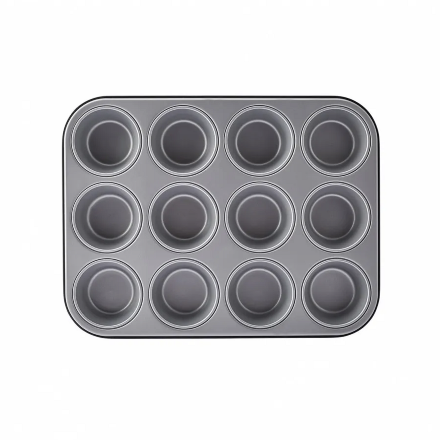 Karaca Silver Elegance 12 Muffin Cake Mold 35 cm