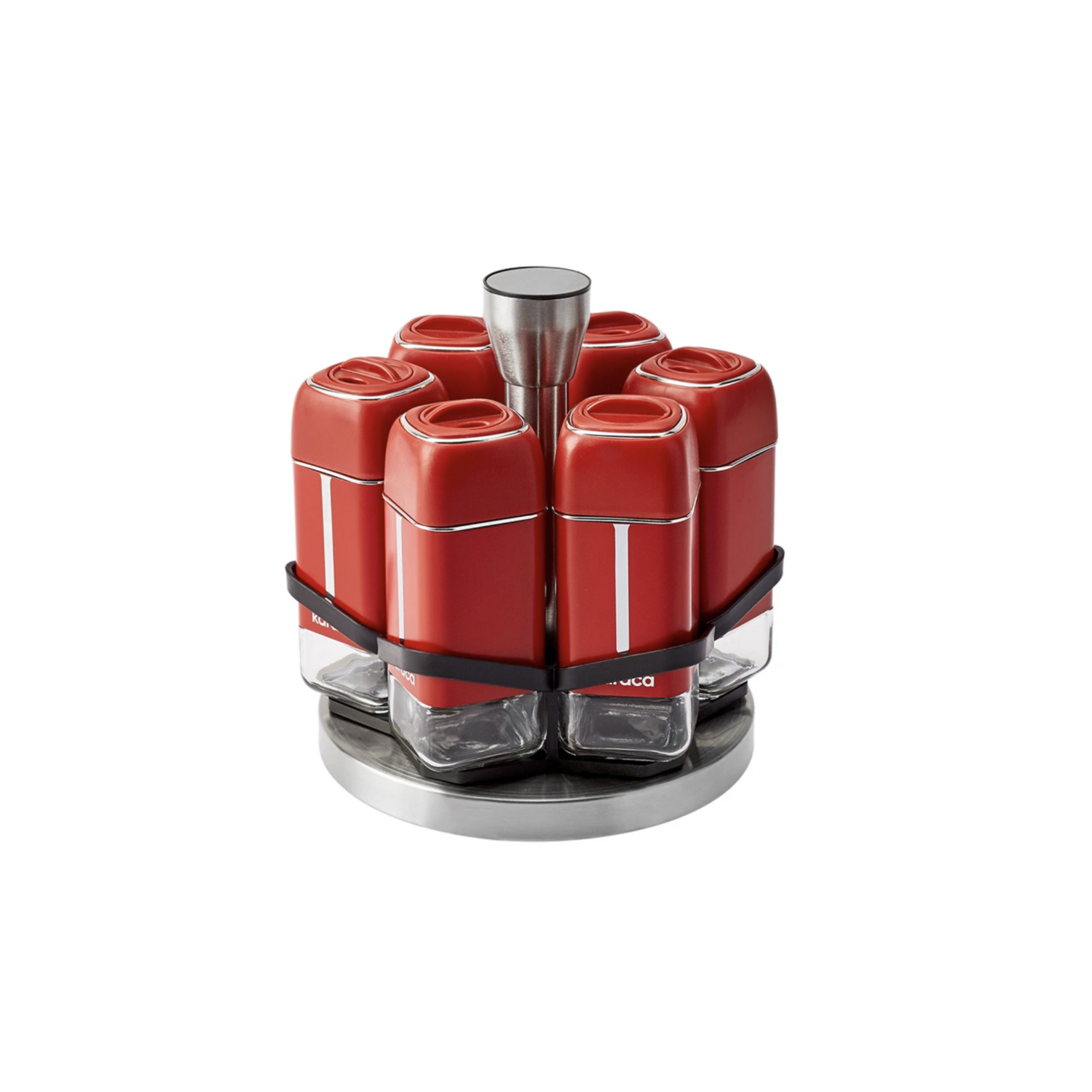 Karaca Horizon 7 Piece Round Glass Spice Set