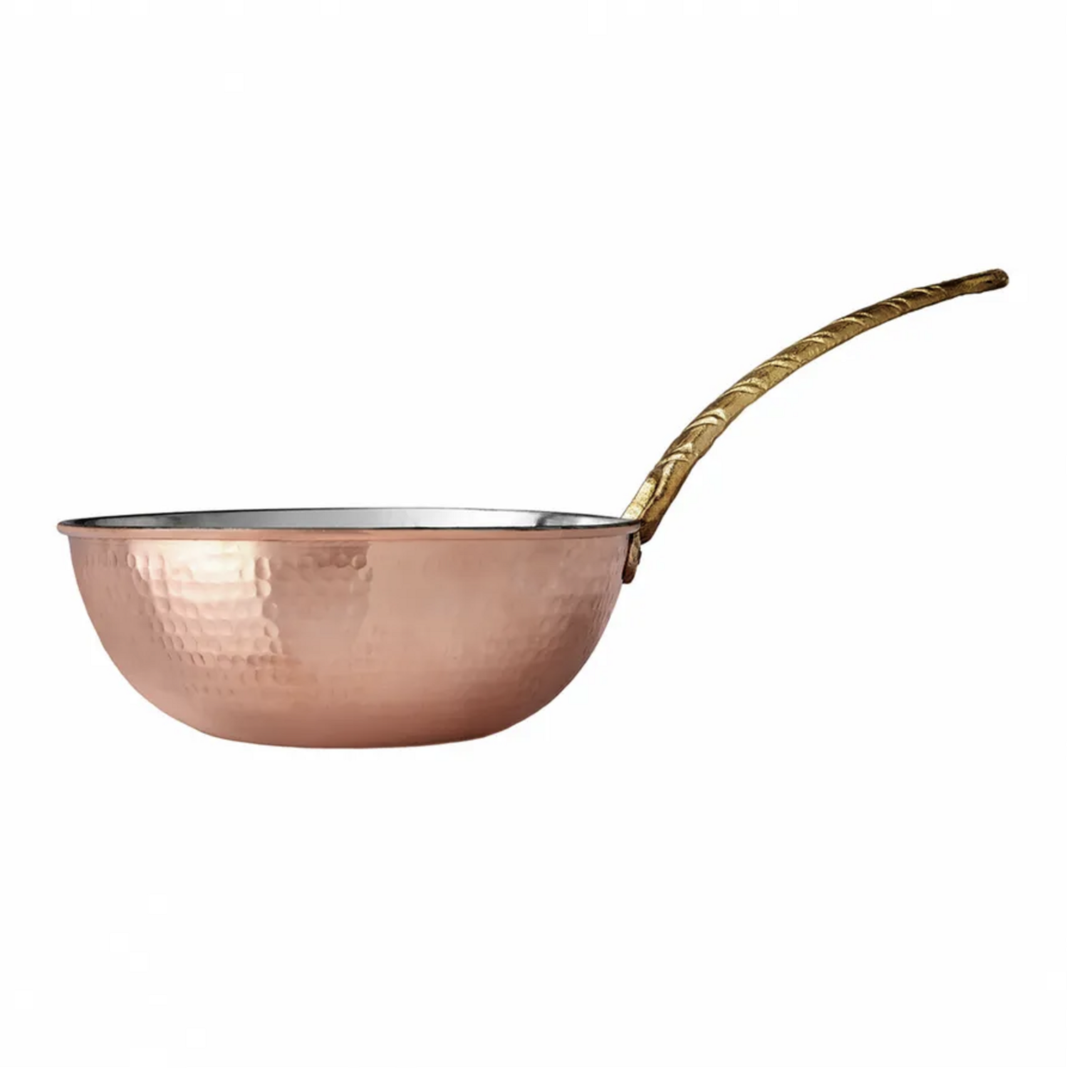 Karaca Alacahoyuk Copper Wok Pan 24 cm
