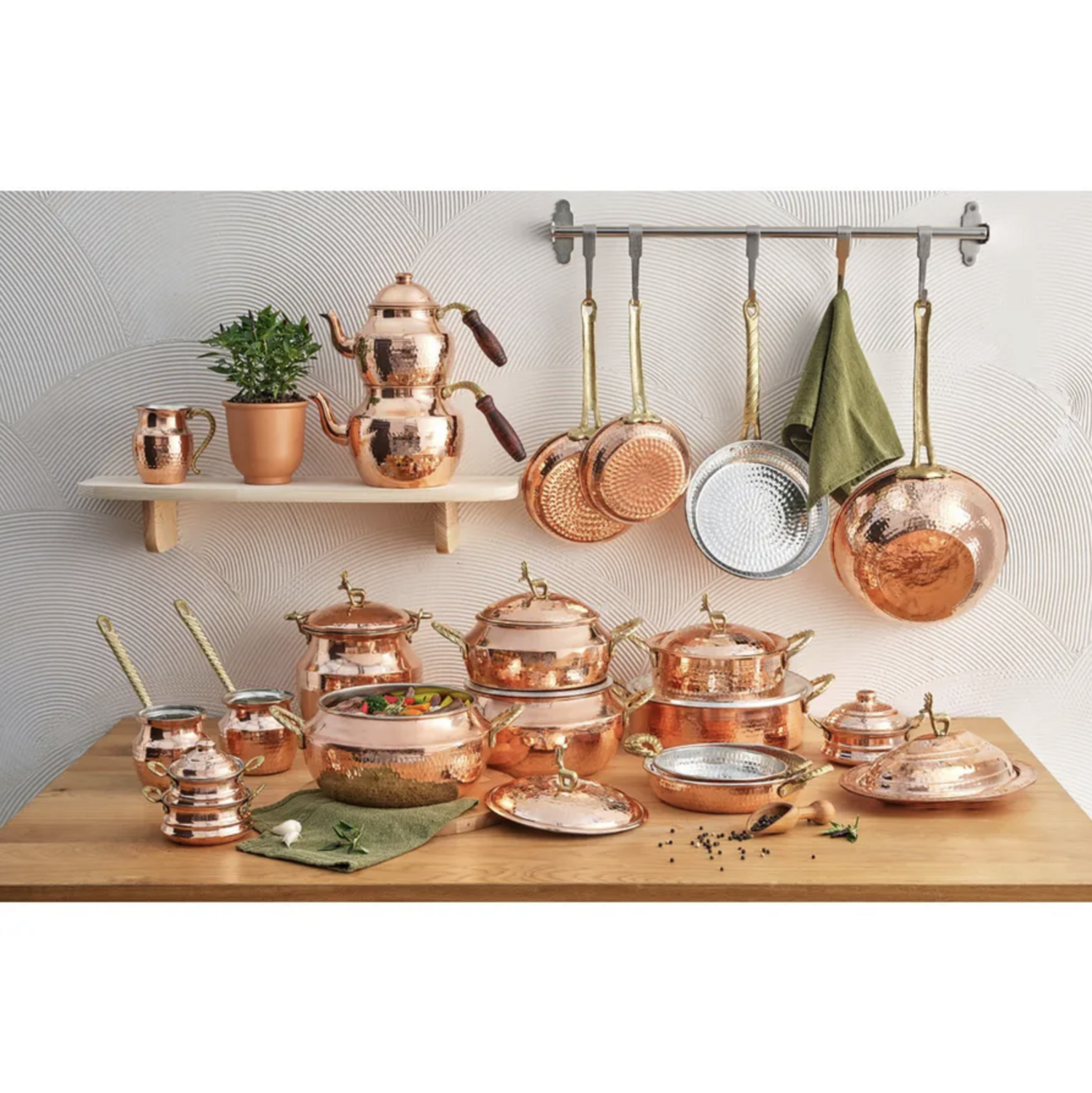 Karaca Alacahoyuk Copper Pan 18 cm