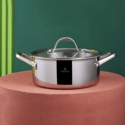Karaca Power Steel 3Ply 24 Cm Cookware 4.6 Lt