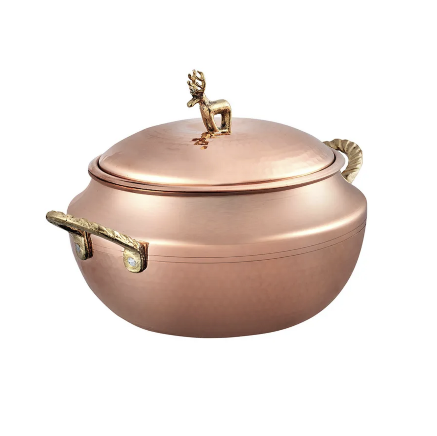 Karaca Alacahoyuk Koperen Kookpot 20 cm
