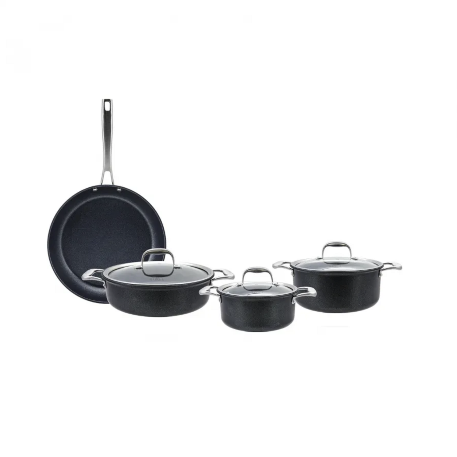 Karaca Bio Diamond Pro 7 Piece Cookware Set with Induction Base