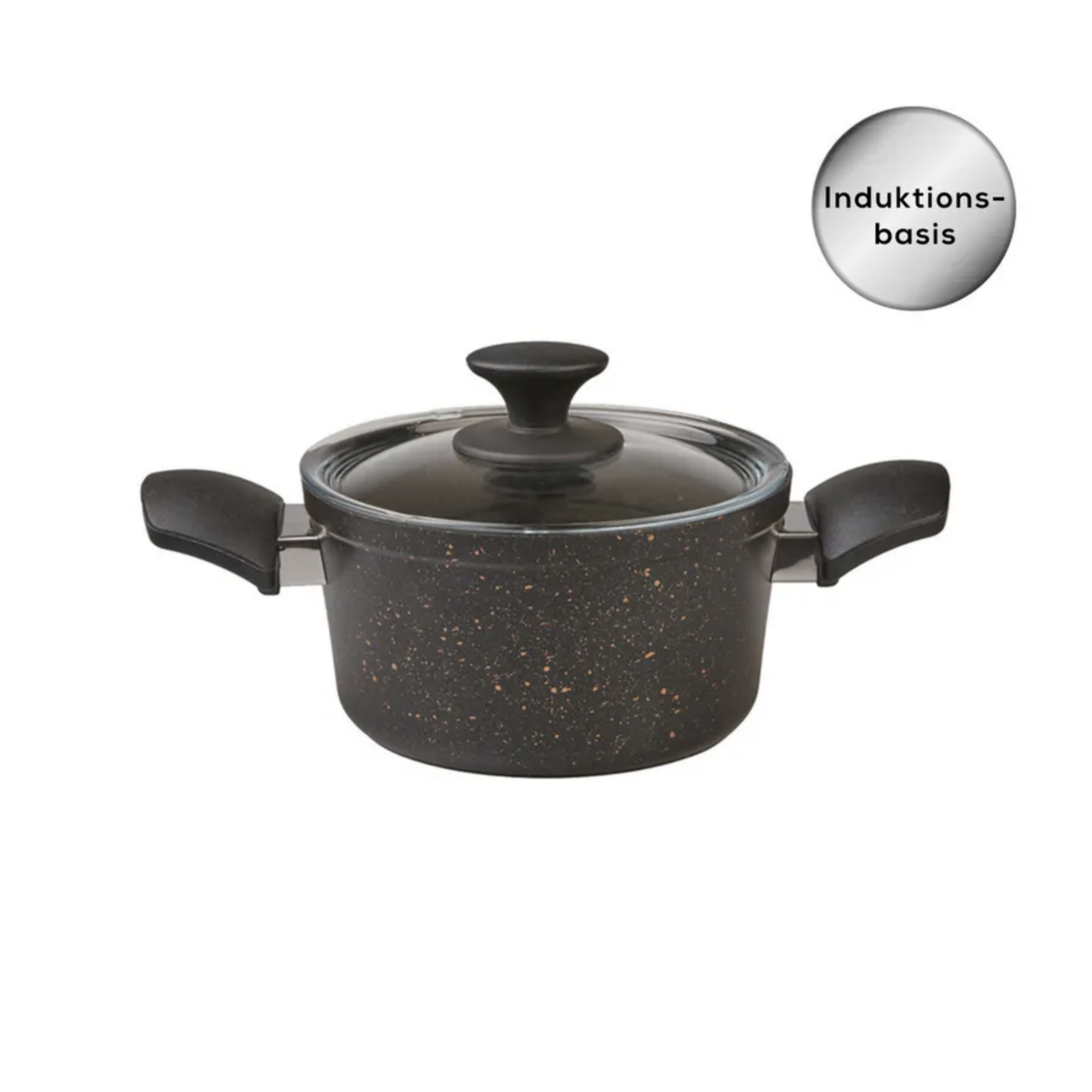 Karaca Biogranit Black Gold Induction Base 7 Piece Cookware Set