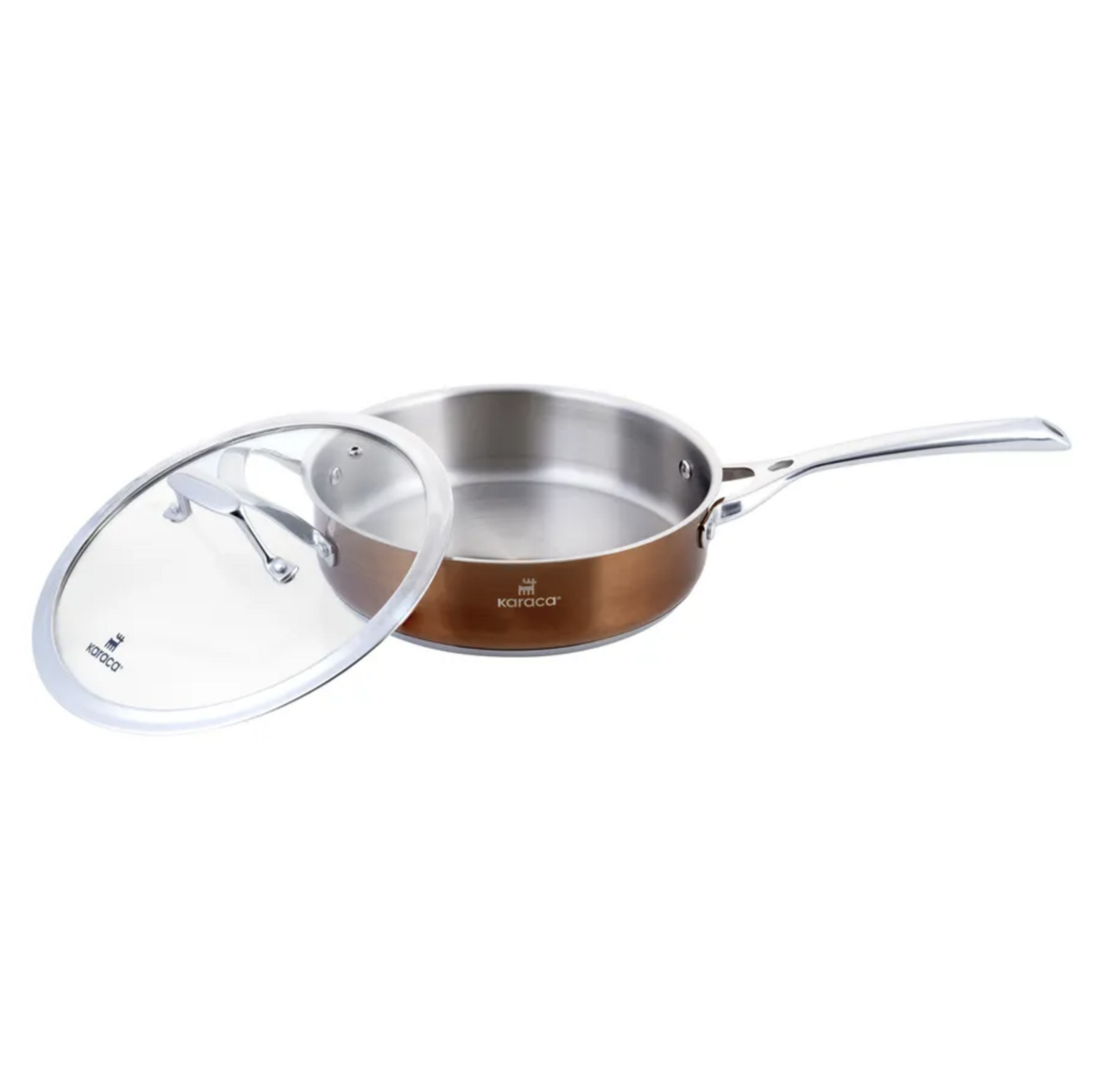 Karaca Rosegold Stainless Steel Cookware Set 10 Piece