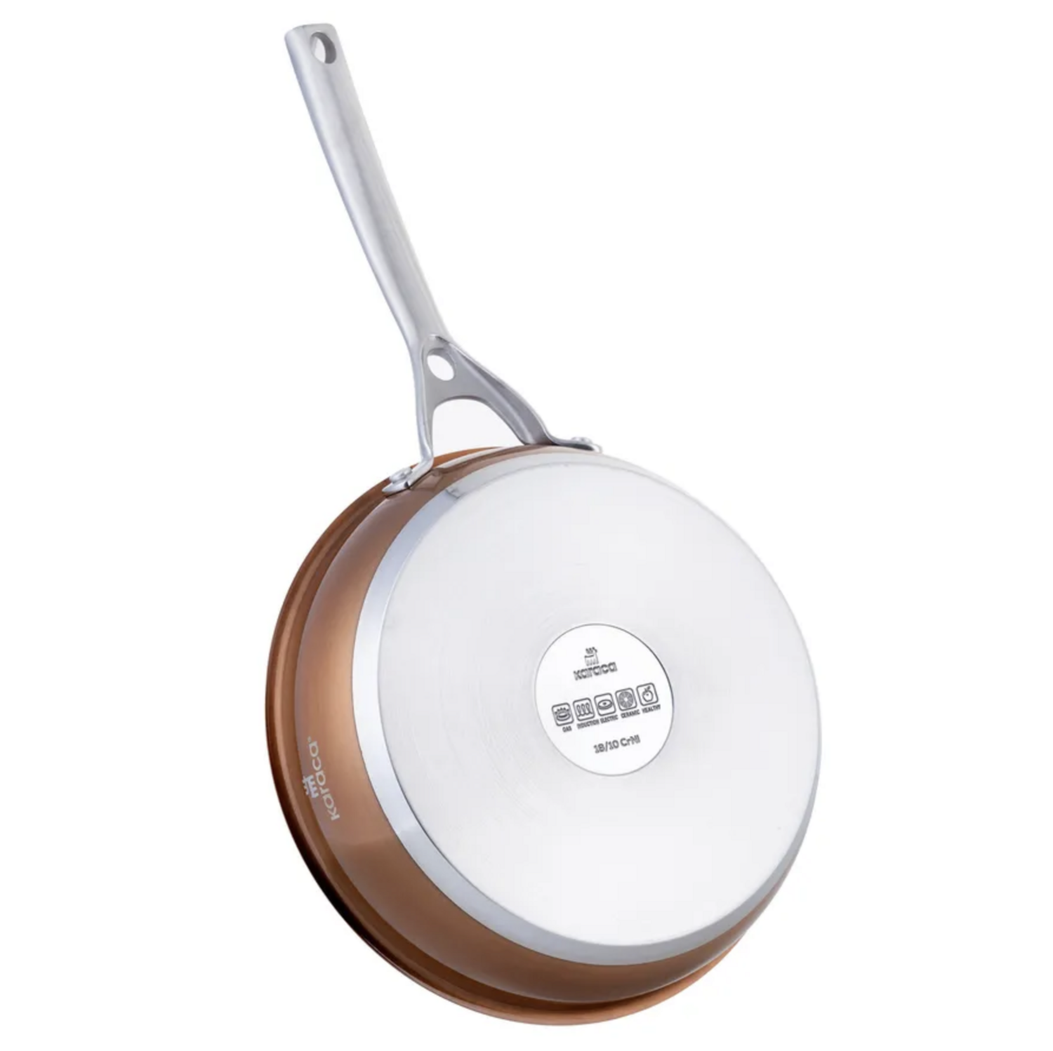 Karaca Rosegold Stainless Steel Cookware Set 10 Piece