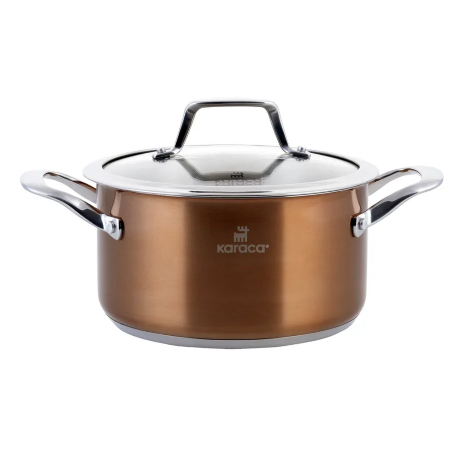 Karaca Rosegold Stainless Steel Cookware Set 10 Piece