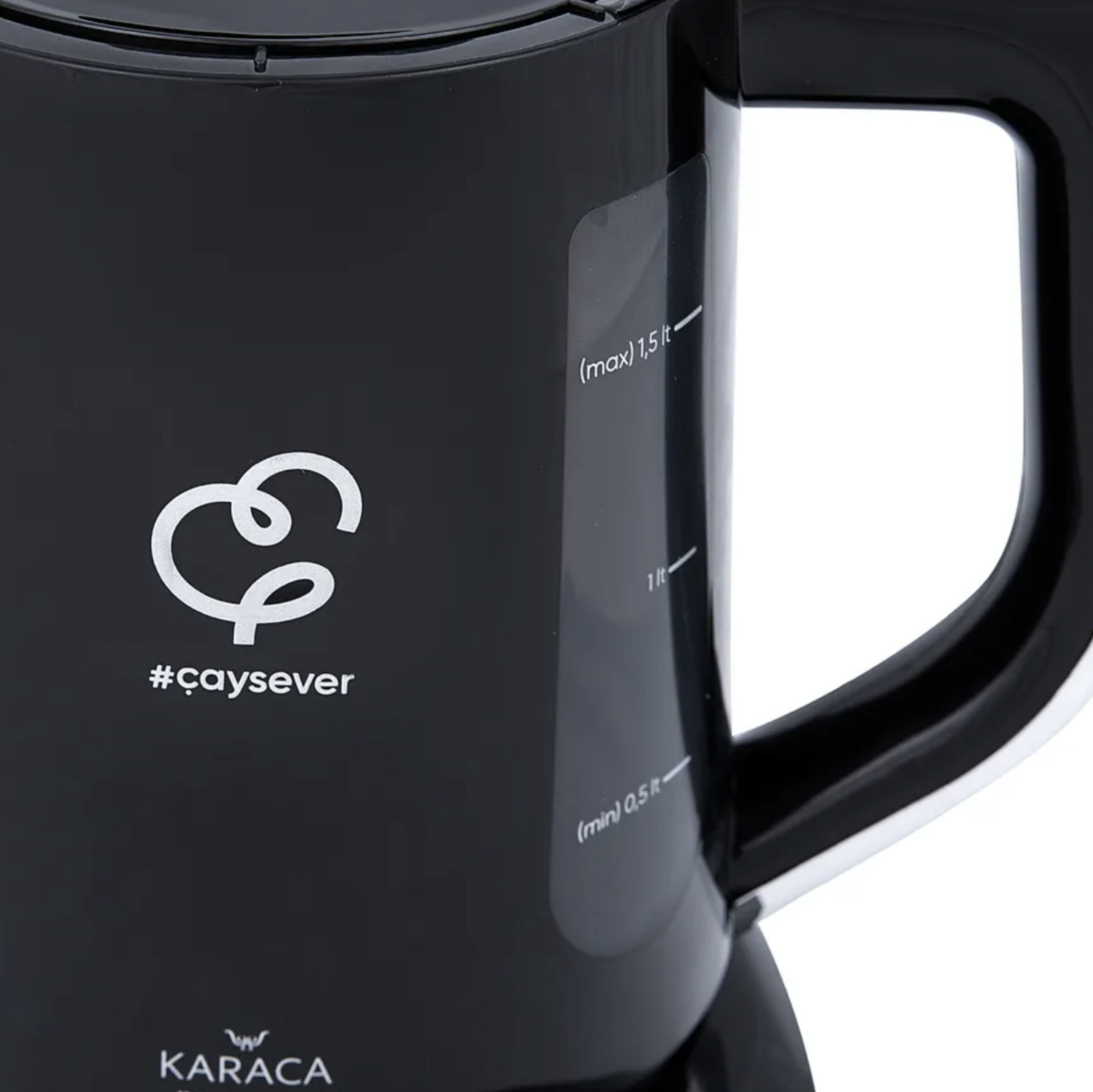 Karaca Çaysever Talking Teapot Plus Kettle 1700W Chrome