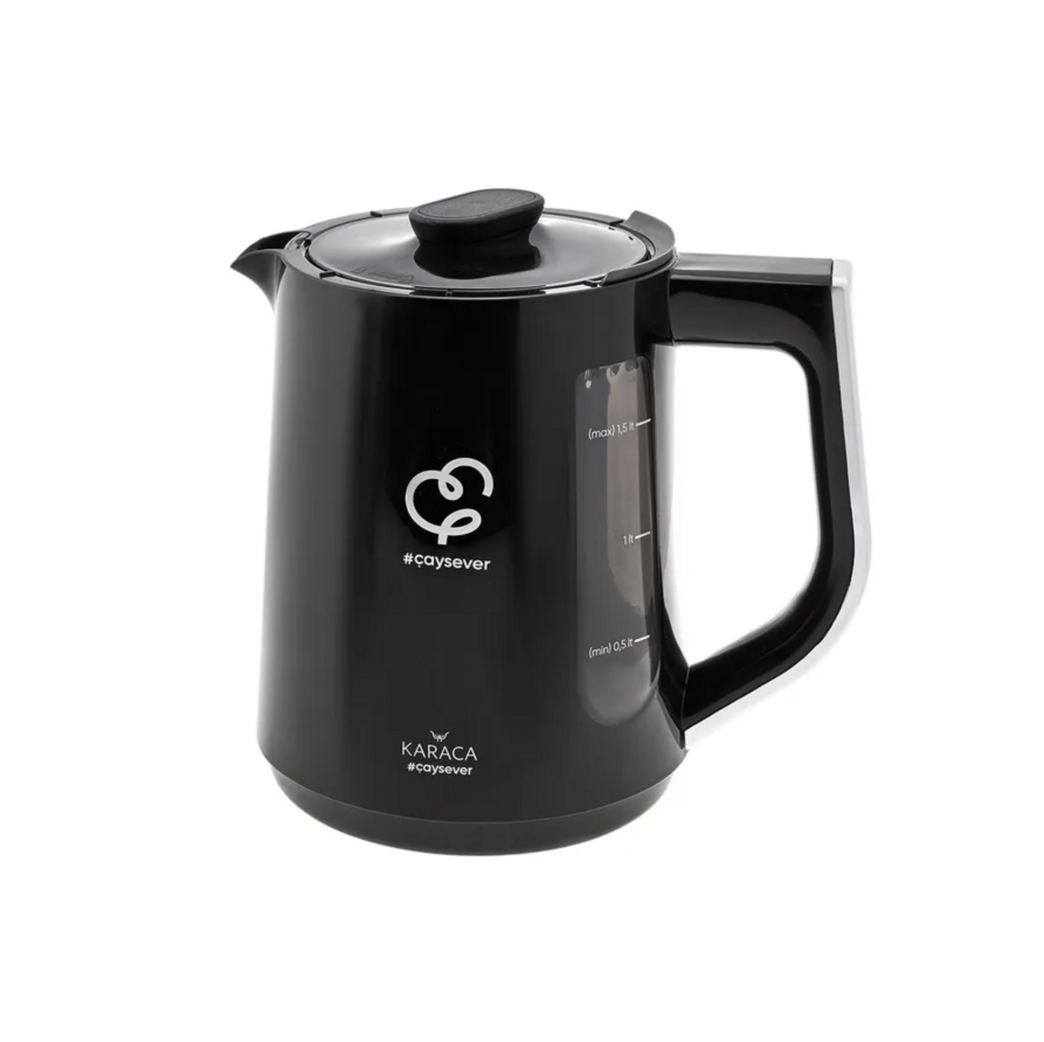 Karaca Çaysever Talking Teapot Plus Kettle 1700W Chrome