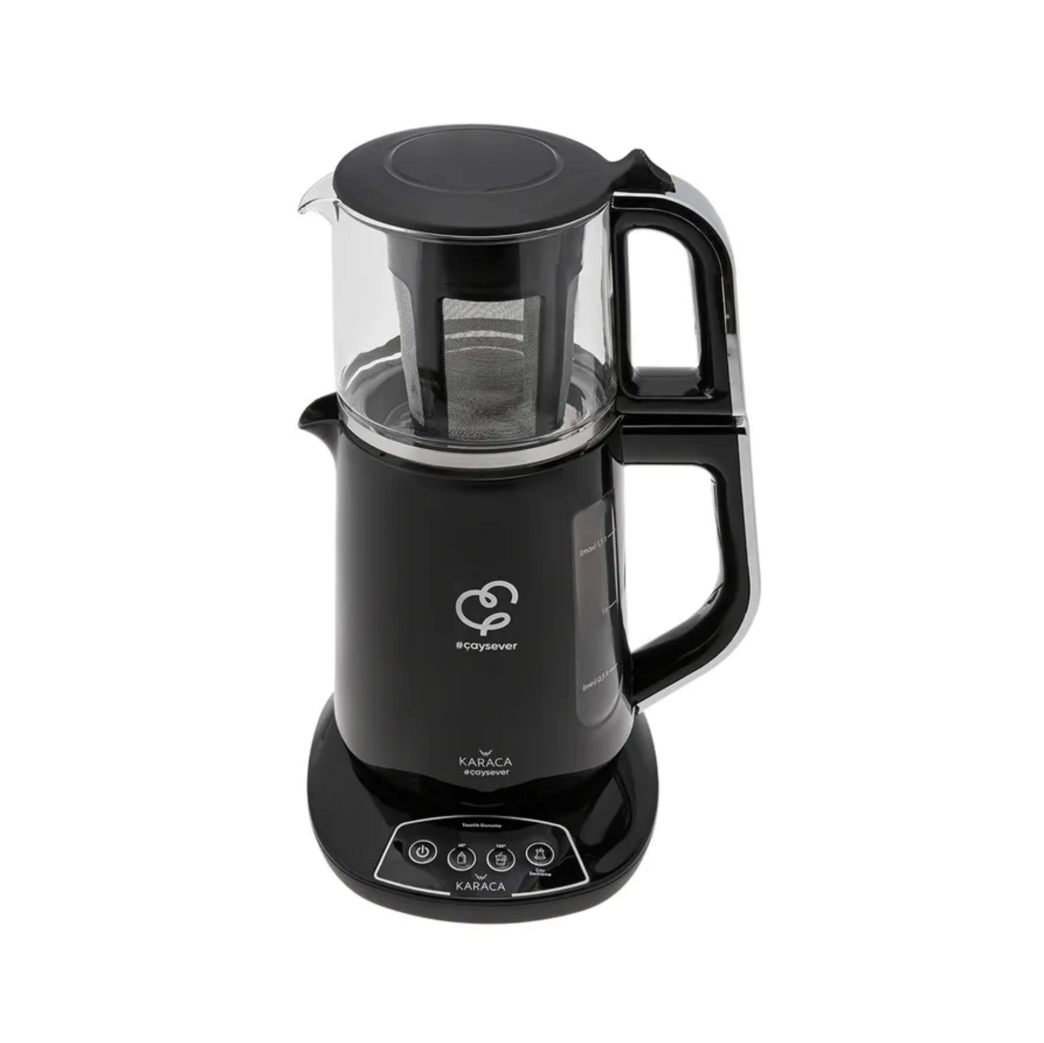 Karaca Çaysever Talking Teapot Plus Kettle 1700W Chrome