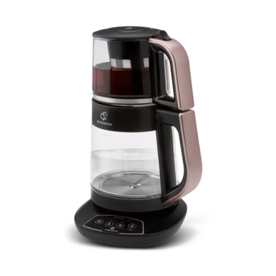 Karaca Caysever Glass Talking Tea Maker Rosegold