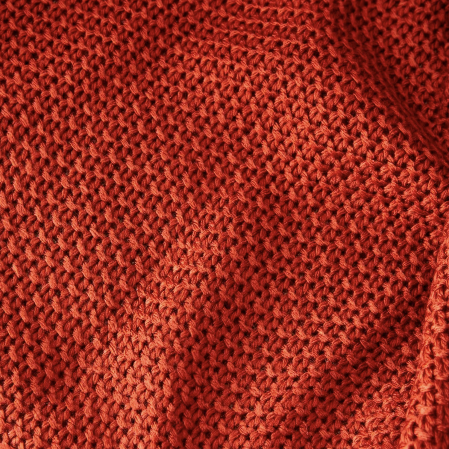Karaca Home Terra Cotta Double Sided Stitch Throw Oeko-Tex Certified