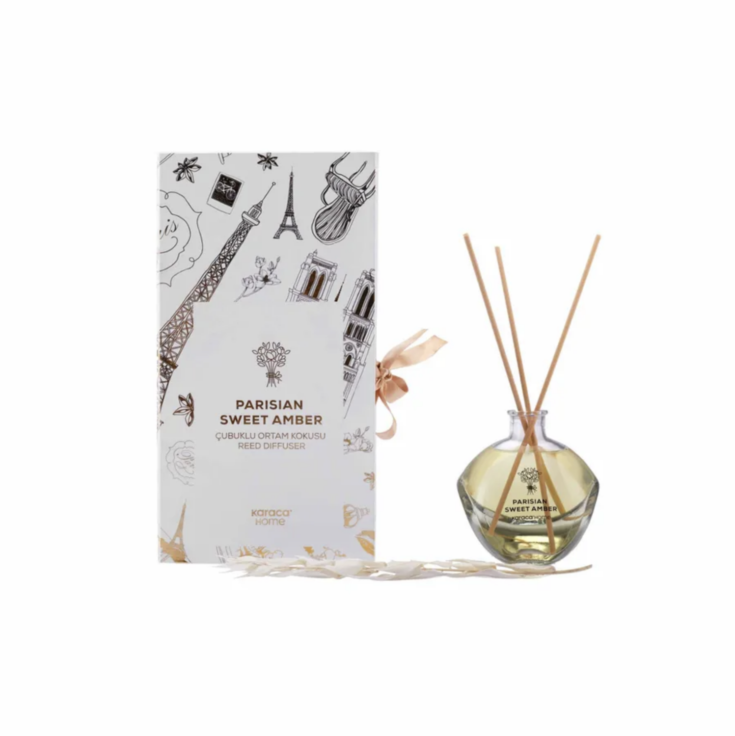 Karaca Home Parisian Sweet Amber Room Fragrance with Sticks