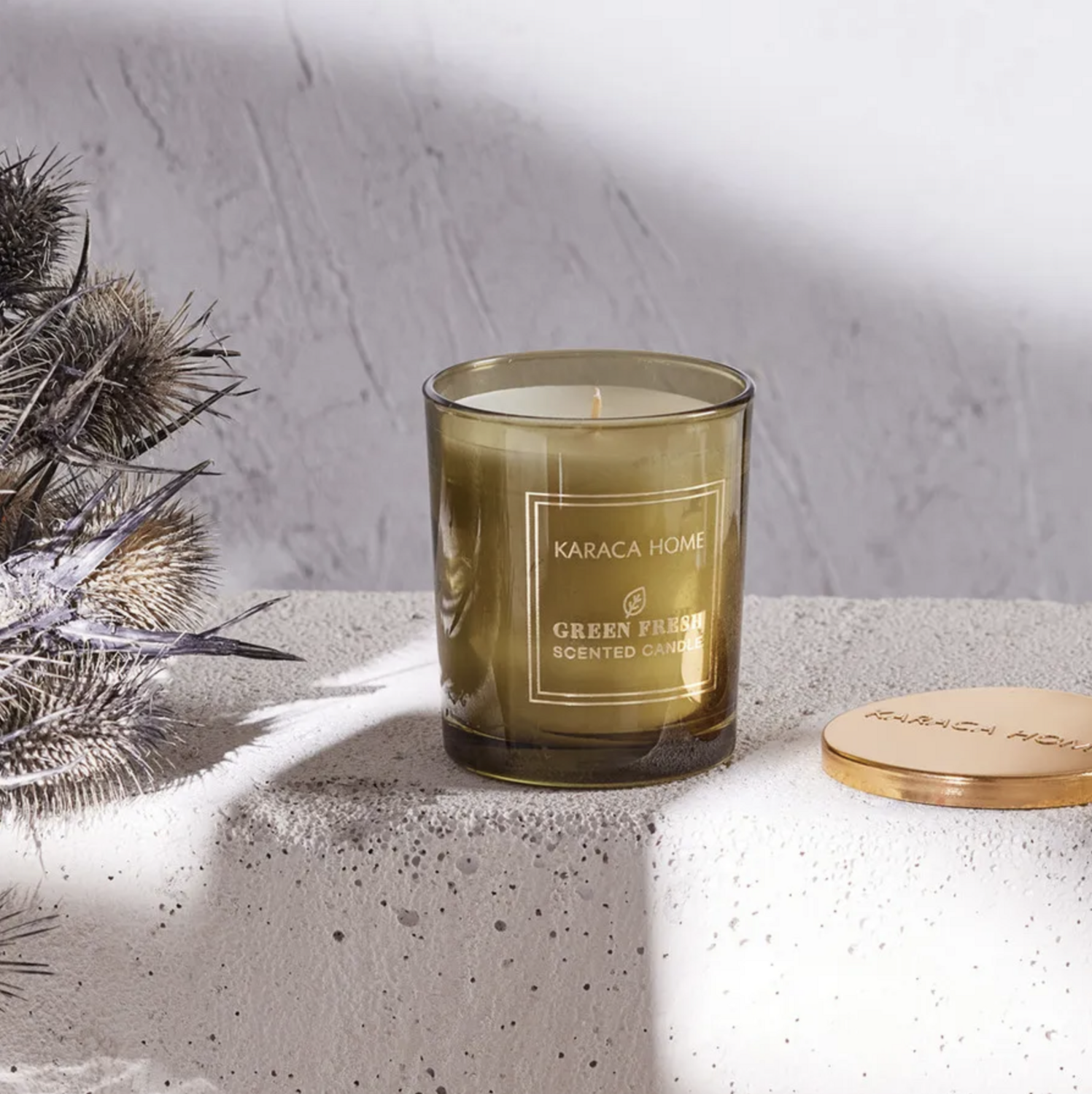Karaca Home Green Fresh Scented Candle