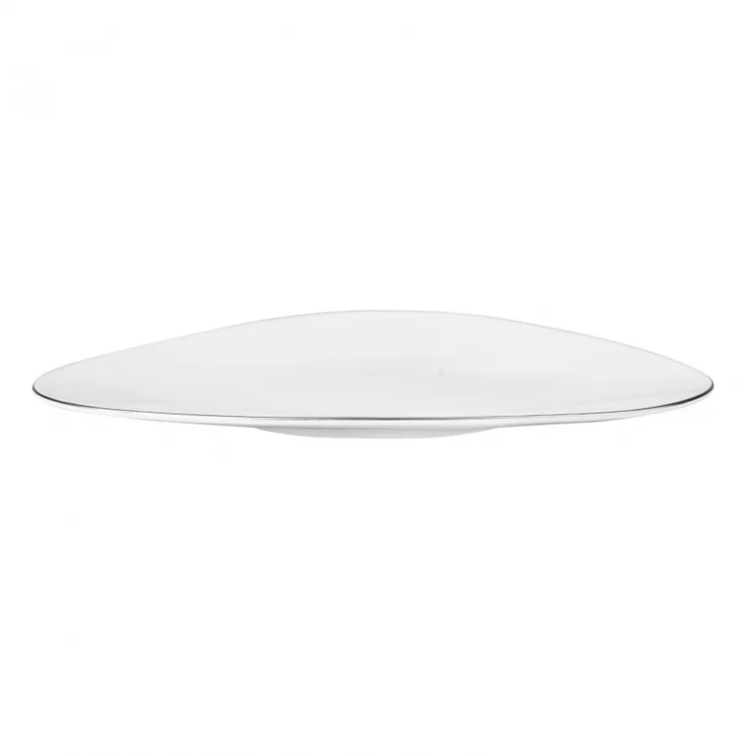 Karaca Fine Pearl Trio Platinum 62 Pieces Dinnerware Set for 12