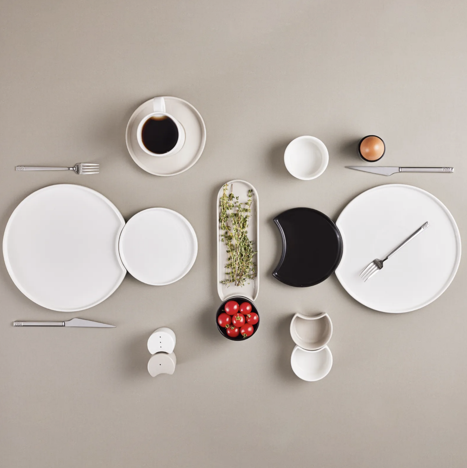 Karaca Hussein Chalayan Poly 28 Piece 6 Person Breakfast Set